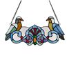 Image 2 : â€œPERCHâ€ Tiffany-glass Window Panel 16x21