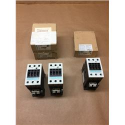 (3) Siemens Contactors 3RT1034-1BB40 & 3RT1035-1BB40 *See Pics*
