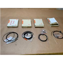 (4) IFM Fiber Optic Cables E20752, IE5099 & E20748 *See Pics*