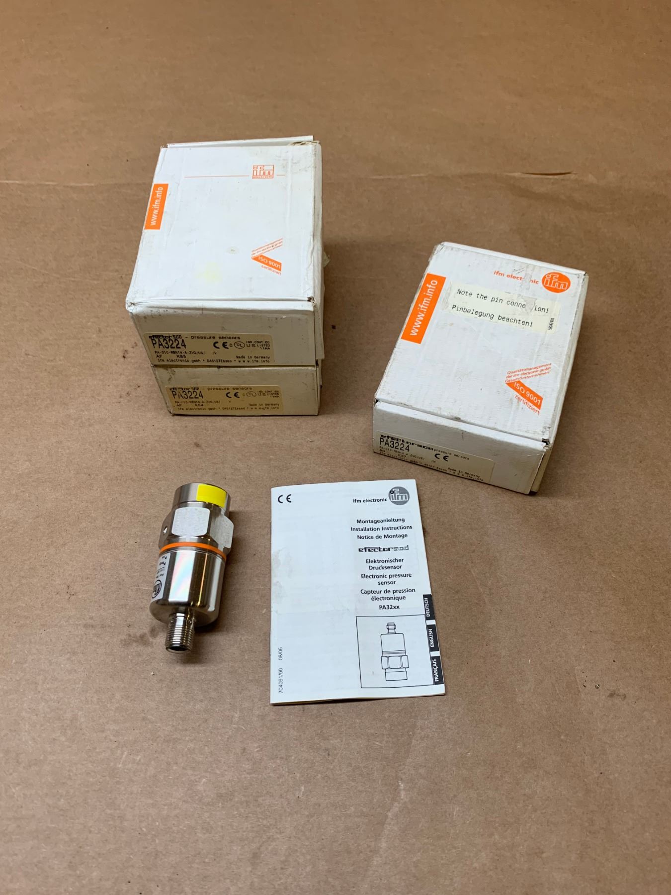 Api 3224 (3) IFM PA3224 Pressure Sensor
