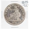 Image 1 : 1875-CC $1 Seated Liberty Silver Dollar Coin