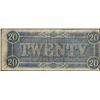 Image 2 : 1864 $20 Confederate States of America Note