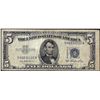 Image 2 : 1953 $5 Silver Certificate Note Gutter Fold ERROR