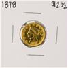 Image 1 : 1878 $2 1/2 Liberty Head Quarter Eagle Gold Coin