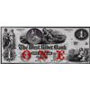 Image 1 : 1800's $1 The West River Bank Jamaica, VT Obsolete Bank Note