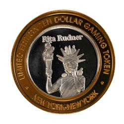 .999 Silver New York New York Casino Las Vegas $10 Limited Edition Gaming Token