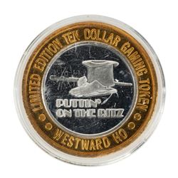 .999 Fine Silver Westward Ho Casino Las Vegas, NV $10 Limited Edition Gaming Token