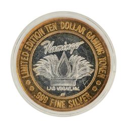 .999 Fine Silver Flamingo Casino Las Vegas, NV $10 Limited Edition Gaming Token