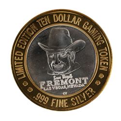 .999 Fine Silver Sam Boyd's Fremont Las Vegas, NV $10 Limited Edition Gaming Token