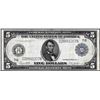 Image 1 : 1914 $5 Federal Reserve Bank Note Chicago