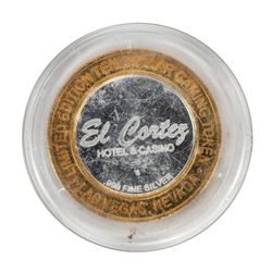 .999 Fine Silver El Cortez Hotel & Casino Las Vegas $10 Limited Edition Gaming Token
