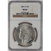 Image 1 : 1882-CC $1 Morgan Silver Dollar Coin NGC MS64