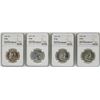 Image 1 : Lot of 1960-1963 Proof Franklin Half Dollar Coins NGC PF66