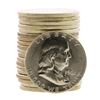 Image 1 : Roll of (20) Brilliant Uncirculated 1961 Franklin Half Dollar Coins