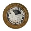 Image 1 : .999 Fine Silver Golden Nugget Las Vegas, Nevada $10 Limited Edition Gaming Token