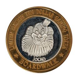 .999 Silver Boardwalk Casino Las Vegas, NV $10 Limited Edition Gaming Token