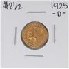 Image 1 : 1925-D $2 1/2 Indian Head Quarter Eagle Gold Coin