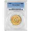 Image 1 : 1882 $10 Liberty Head Eagle Gold Coin PCGS MS61