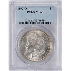 1892-O $1 Morgan Silver Dollar Coin PCGS MS63