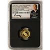 Image 1 : 1792-2017 Half Disme 1/10 oz. Gold Medal NGC PF70 W/Edmund C. Moy Signature