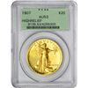 Image 1 : 1907 High Relief $20 St. Gaudens Double Eagle Gold Coin PCGS AU53 OGH