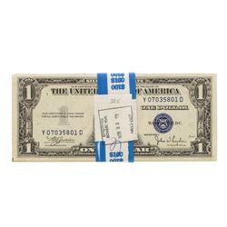 Pack of (100) Consecutive 1935C $1 Silver Certificate Notes