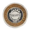 Image 1 : .999 Silver Harrah's Maryland Heights, MO $10 Casino Limited Edition Gaming Token