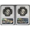 Image 2 : Lot of (2) 1986Mo Mexico Proof 1 Onza Libertad Silver Coins NGC PF69 Ultra Cameo