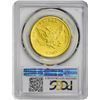 Image 2 : 1860 Clark Gruber $20 Double Eagle Gold Coin PCGS Genuine Repaired