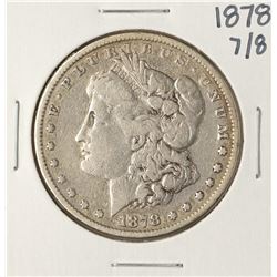 1878 7/8TF $1 Morgan Silver Dollar Coin