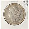 Image 1 : 1878 7/8TF $1 Morgan Silver Dollar Coin