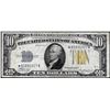 Image 1 : 1934A $10 North Africa WWII Emergency Issue Silver Certificate STAR Note