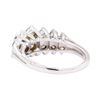Image 3 : 14KT White Gold 0.96 ctw Diamond Anniversary Ring