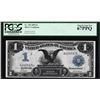 Image 1 : 1899 $1 Black Eagle Silver Certificate Note Fr.230 PCGS Superb Gem New 67PPQ