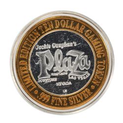 .999 Silver Plaza Hotel and Casino $10 Casino Limited Edition Gaming Token