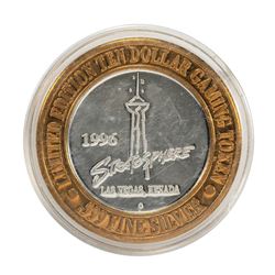 .999 Silver Stratosphere Las Vegas, Nevada $10 Casino Limited Edition Gaming Token