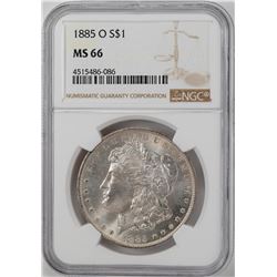 1885-O $1 Morgan Silver Dollar Coin NGC MS66