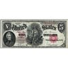 Image 1 : 1907 $5 Woodchopper Legal Tender Note