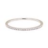 Image 2 : 14KT White Gold 0.13 ctw Diamond Band