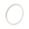 Image 4 : 14KT White Gold 0.13 ctw Diamond Band