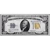 Image 1 : 1934A $10 North Africa WWII Emergency Issue Silver Certificate Note