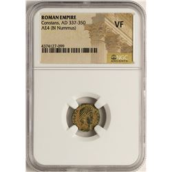 Constans, 337-350 AD Ancient Roman Empire Coin NGC VF