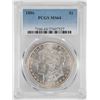 Image 1 : 1886 $1 Morgan Silver Dollar Coin PCGS MS64