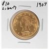 Image 1 : 1907 $10 Liberty Head Eagle Gold Coin
