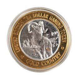.999 Fine Silver Gold Country Motor Inn Elko, Nevada $10 Limited Edition Gaming Token