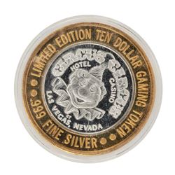 .999 Fine Silver Circus Circus Las Vegas, Nevada $10 Limited Edition Gaming Token