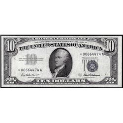 1953A $10 Silver Certificate STAR Note