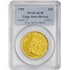 Image 1 : 1799 $10 Draped Bust Eagle Gold Coin PCGS AU58 Large Stars Obverse