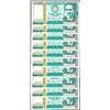 Image 1 : Lot of (10) 1988 Peru Diez Mil Intis Uncirculated Bank Notes