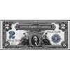 Image 1 : 1899 $2 Mini-Porthole Silver Certificate Note